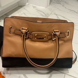 Tan And Black Michael Kors Purse